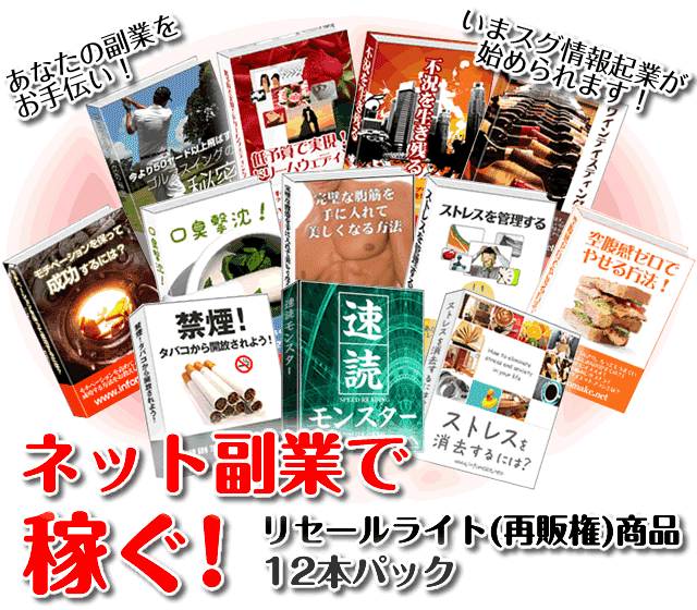 リセールライト(再販権)商品12本パック リセールライト(再販権)商品12本パック